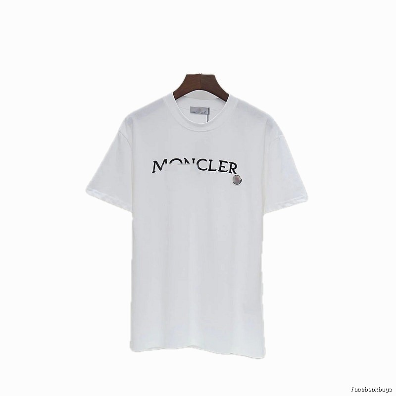 Moncler Classic Collection Minimalist Style White Short-sleeve T-shirt