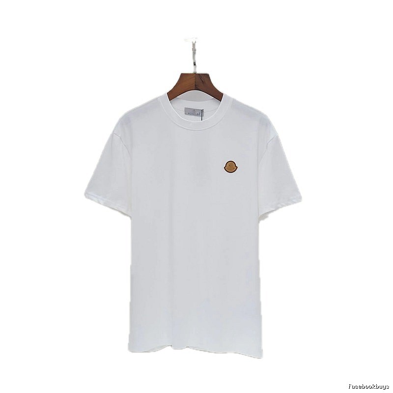 Moncler Classic Minimalist Style White Short-sleeve T-shirt