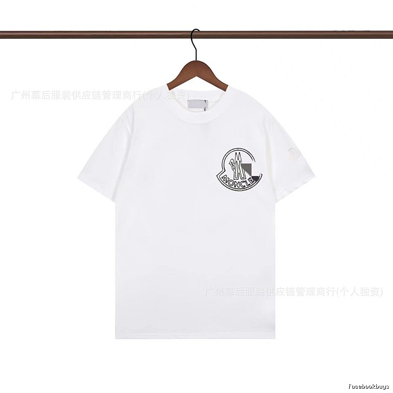 Moncler Logo Casual Style White Short-sleeve T-shirt
