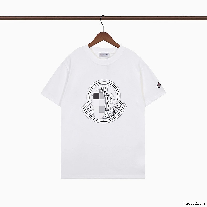 Moncler Logo Collection Trendy Style White T-Shirt