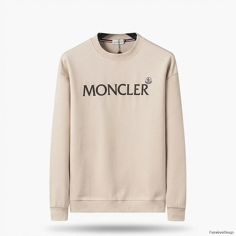 Moncler minimalist beige sweatshirt