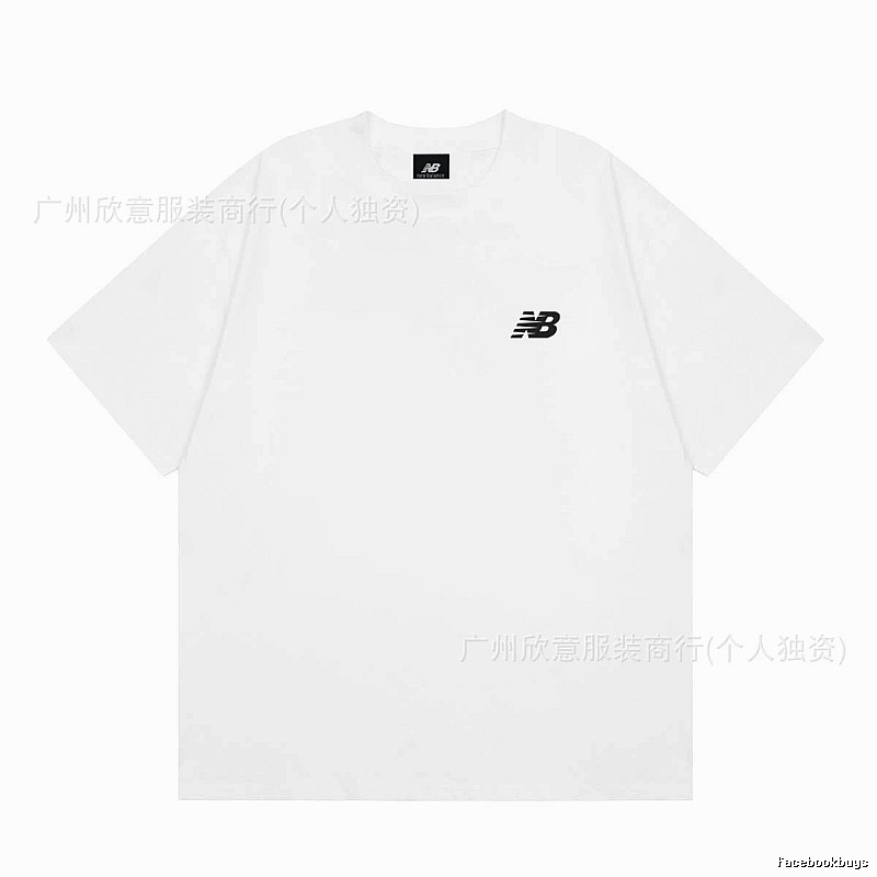 New Balance Classic Casual Style White Short-sleeve T-shirt