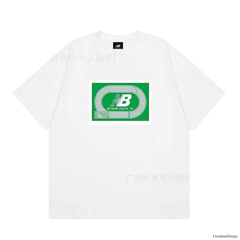 New Balance Printed Casual Style White T-Shirt