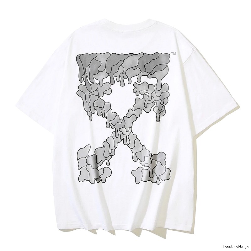 Off-White Gradient Style White T-shirt