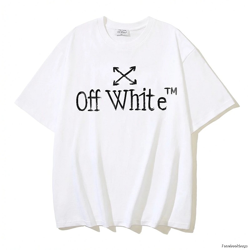Off-White simple style white T-shirt