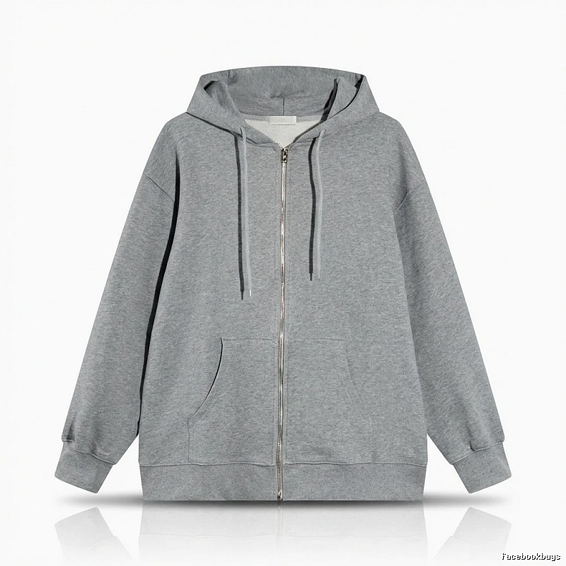 Other simple style hooded gray sweatshirt