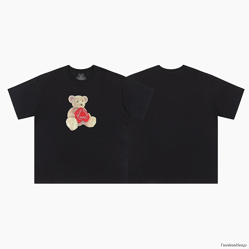 Palace Love Bear Street Style Black T-Shirt