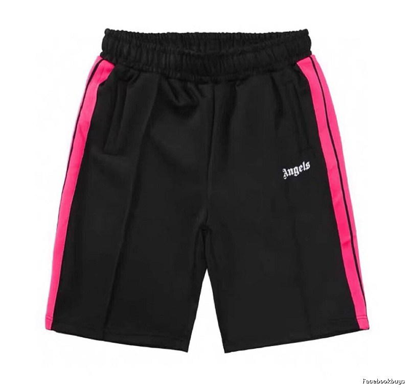 Palm Angels Easy Match Track shorts Black Side Stripe for Everyday Use