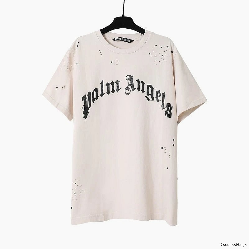 Palm Angels Sport Logo T-shirt White Palm Tree for Warm Weather
