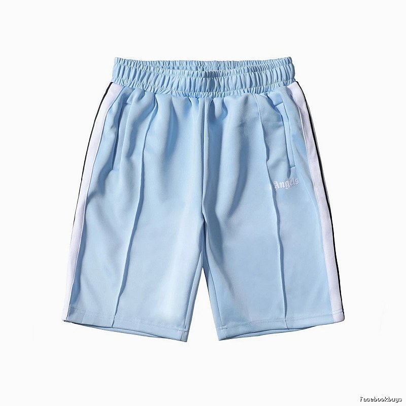 Palm Angels Travel Track shorts Black Side Stripe with Modern Look