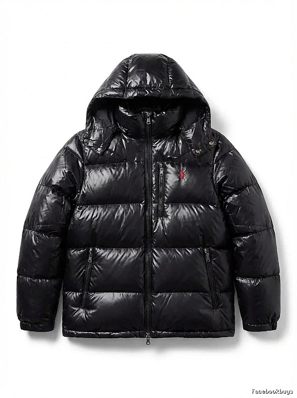 Ralph Lauren black trendy brand down jacket
