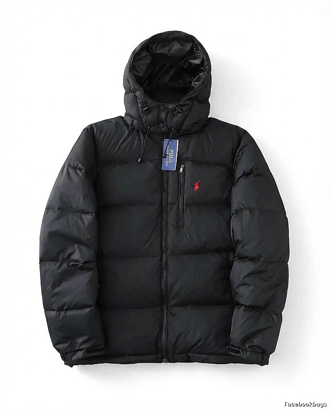 Ralph Lauren Polo Black Trendy Brand Down Jacket