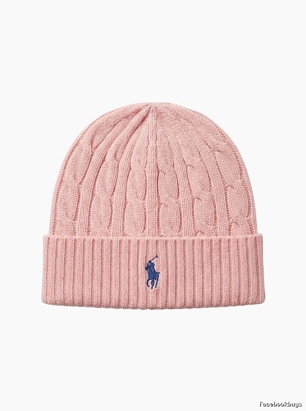 Ralph Lauren Polo Pink Knitted Hat