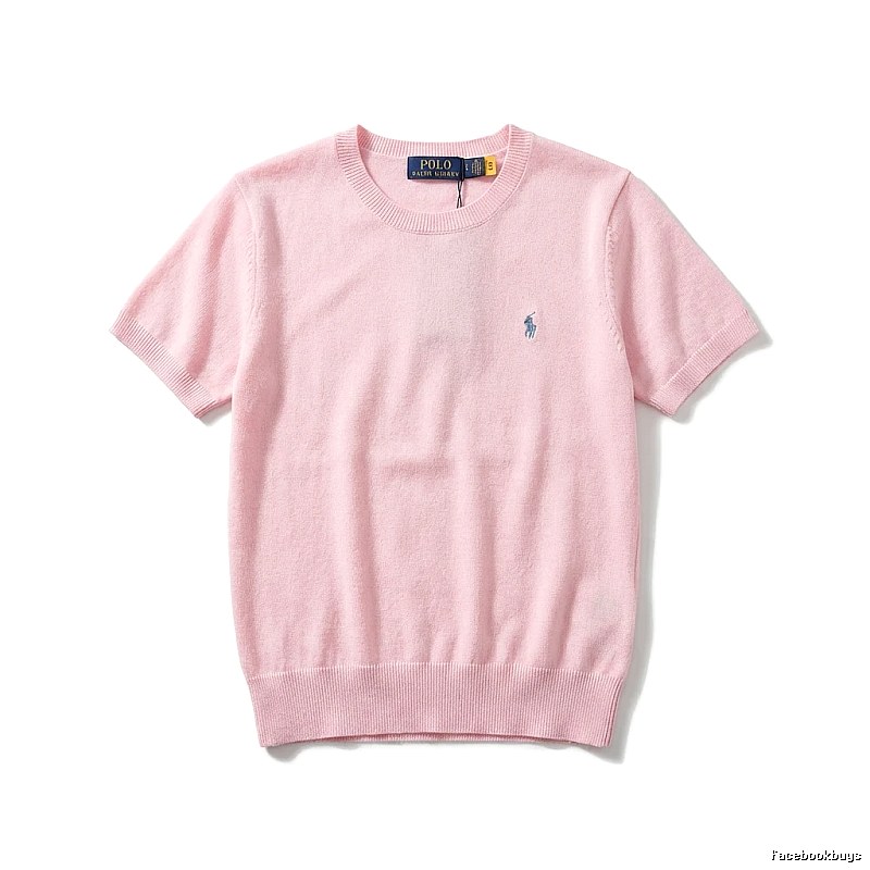 Ralph Lauren Polo pink trendy brand short-sleeve shirt