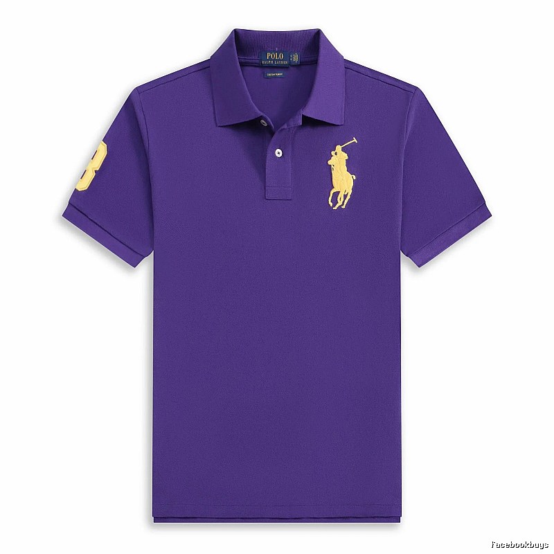 Ralph Lauren Polo Purple Classic Style Short-Sleeve