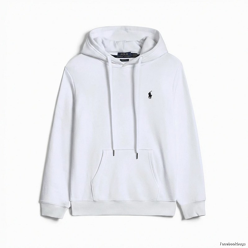 Ralph Lauren Polo white hooded sweatshirt
