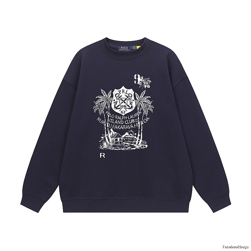 Ralph Lauren Printed Casual Style Sweatshirt