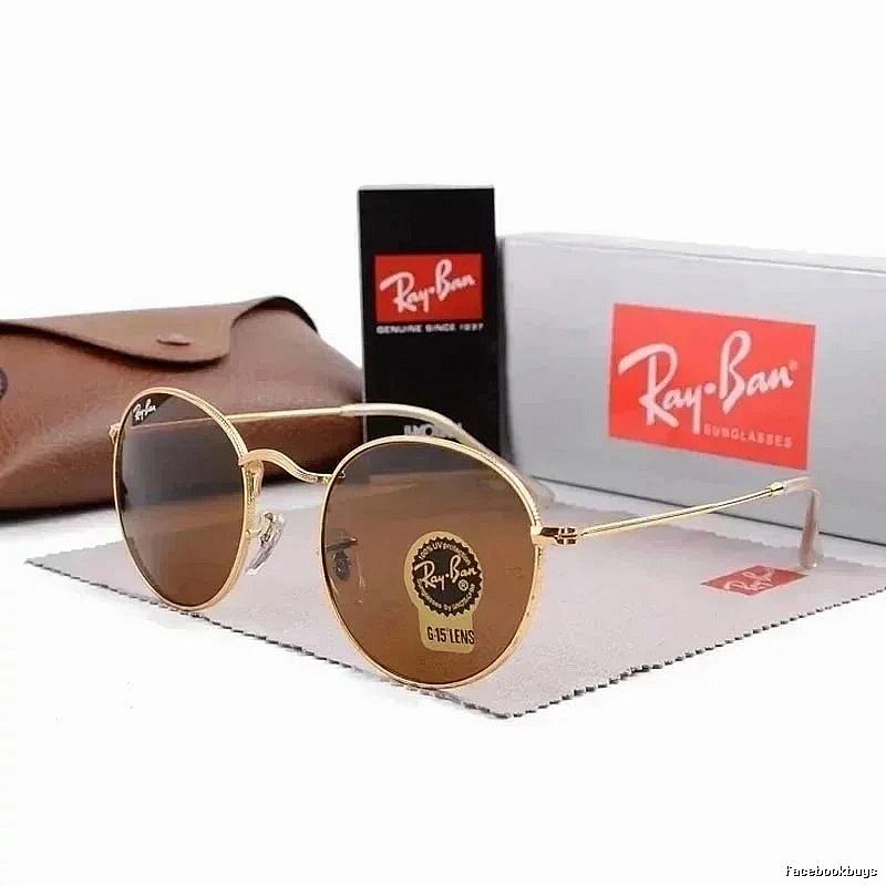 Ray-Ban Logo Detail Aviator sunglasses Metal Frame Sunglasses with Relaxed Feel