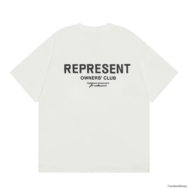 Represent White Style 801 Owners Club T-Shirt Color Pop Logo