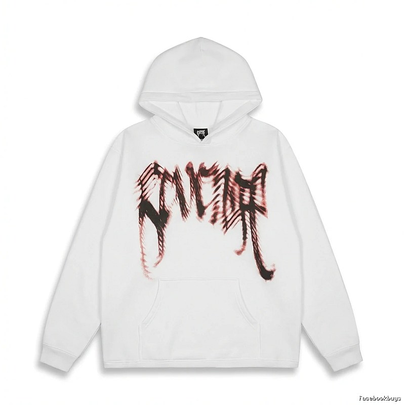 Revenge Gothic Style White Hoodie