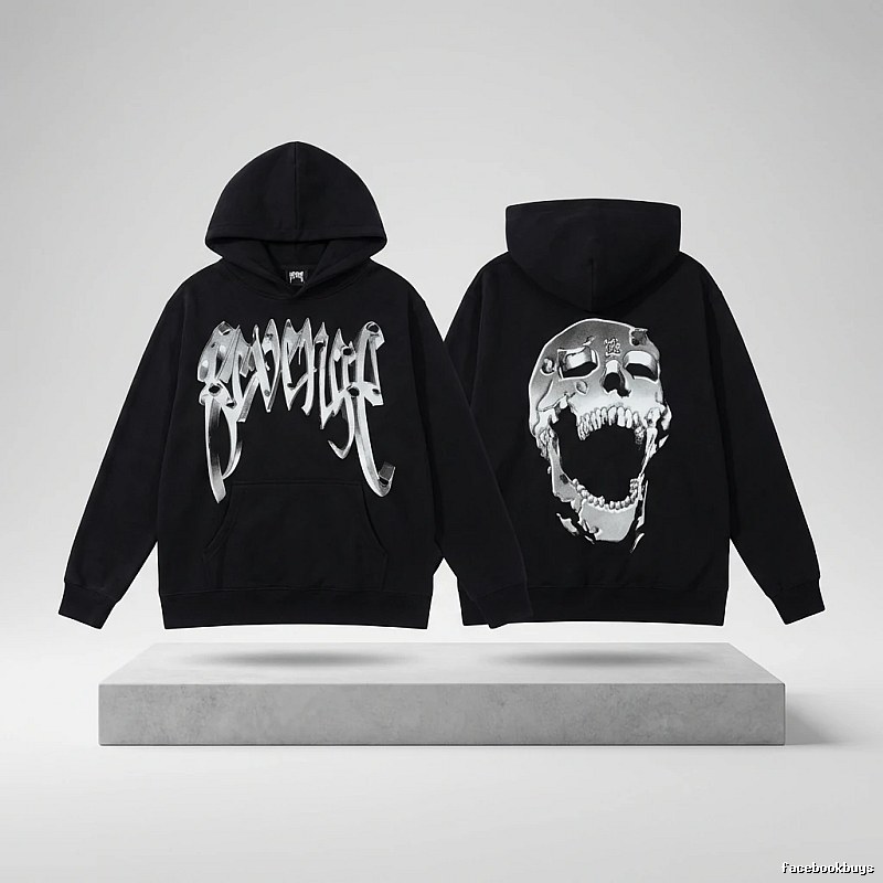Revenge Skull Dark Style Hoodie