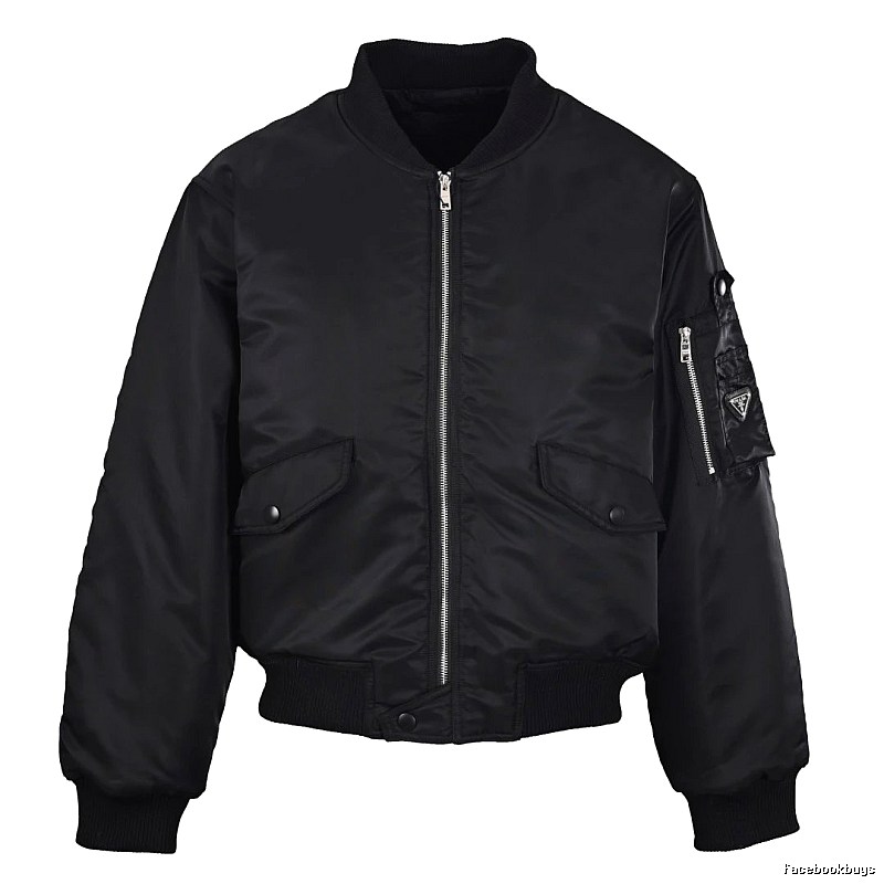 Sleeve Zip Pocket Utility Bomber Jacket by C.P. - Winter