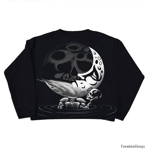 Sport Anime graphic sweater Black Knit Top for Warm Weather