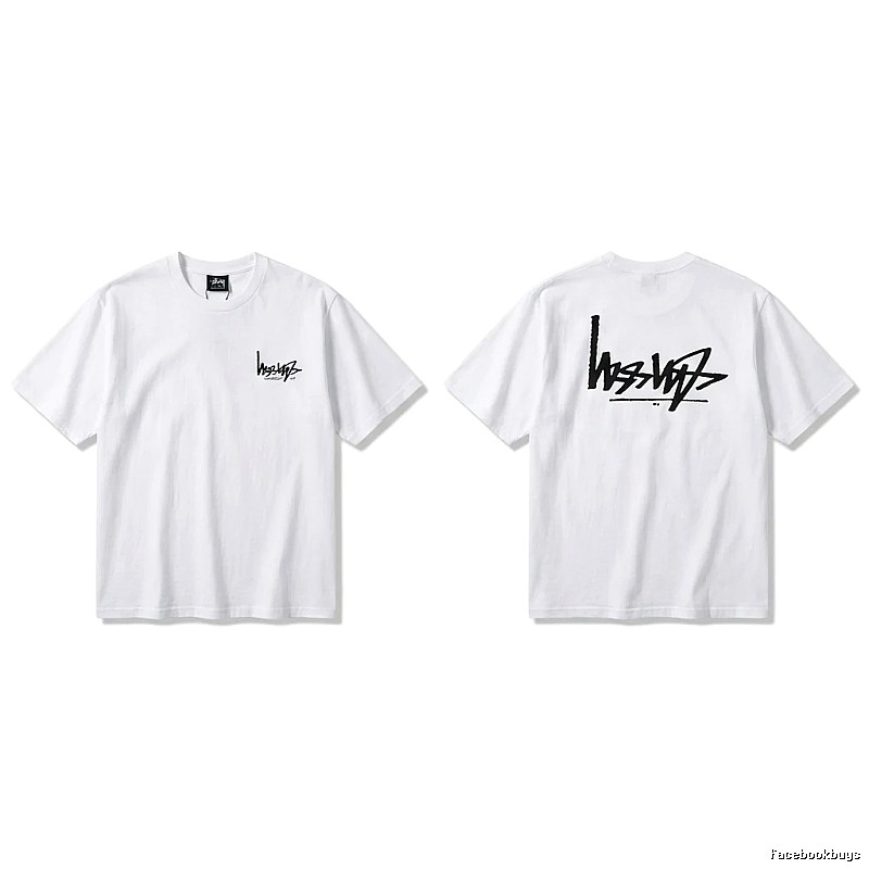 Stussy basic simple white T-shirt