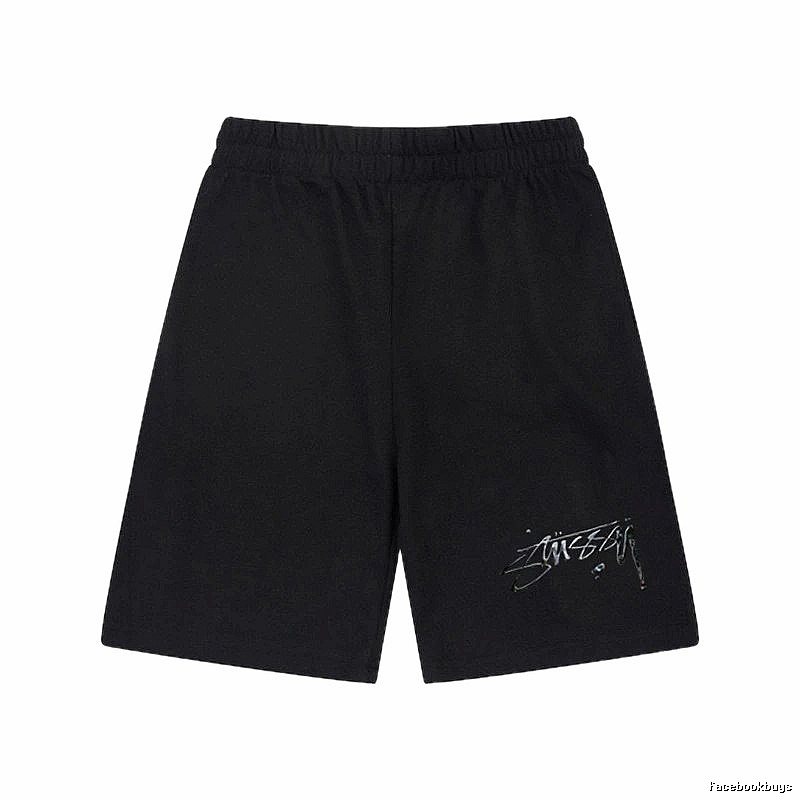 Stussy Basic Style Trendy Black Shorts