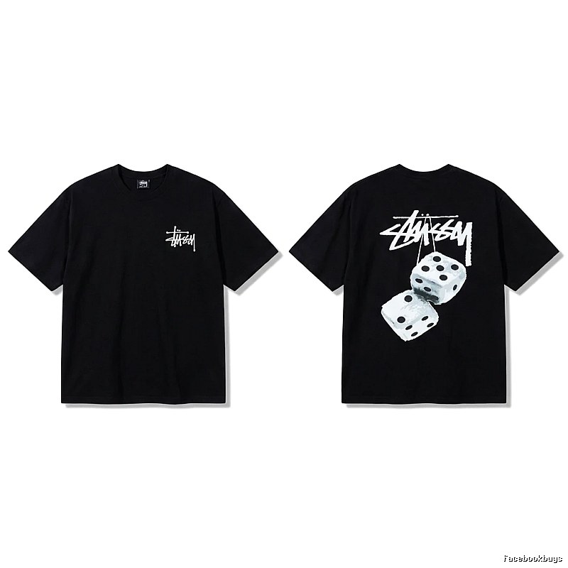 Stussy Dice Style Black T-shirt