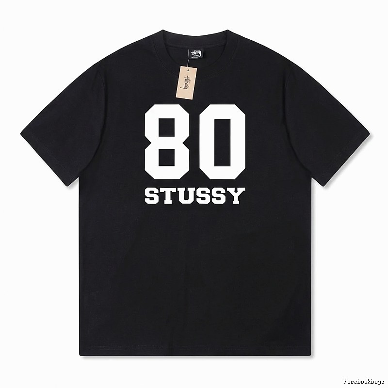 Stussy digital style black T-shirt