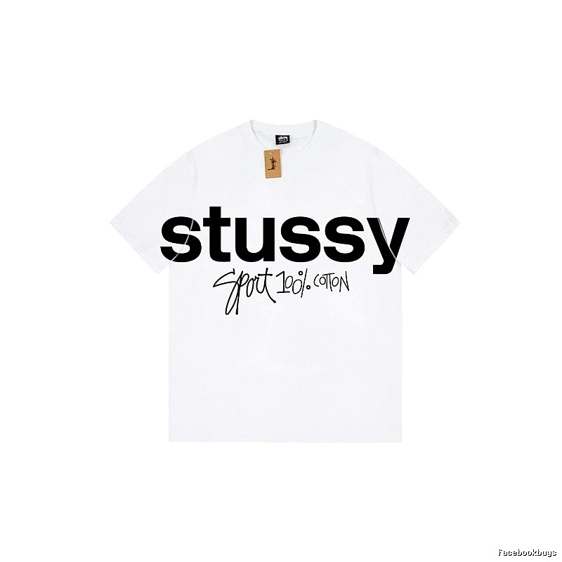 Stussy Gift Ready Graphic T-shirt Black White Stussy with Standout Detail