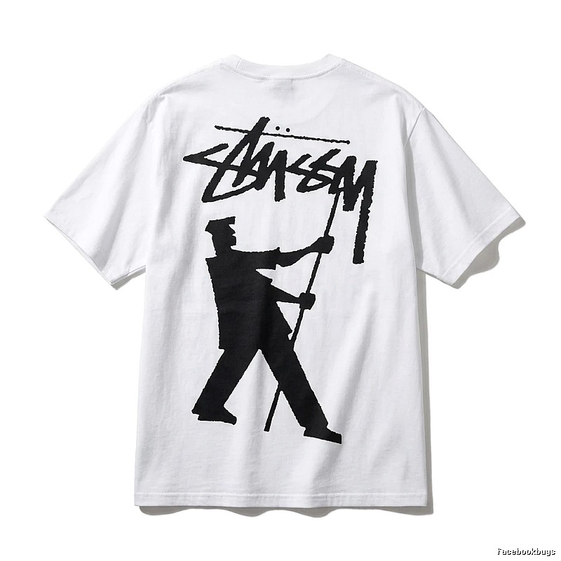 Stussy Graffiti Style White T-shirt