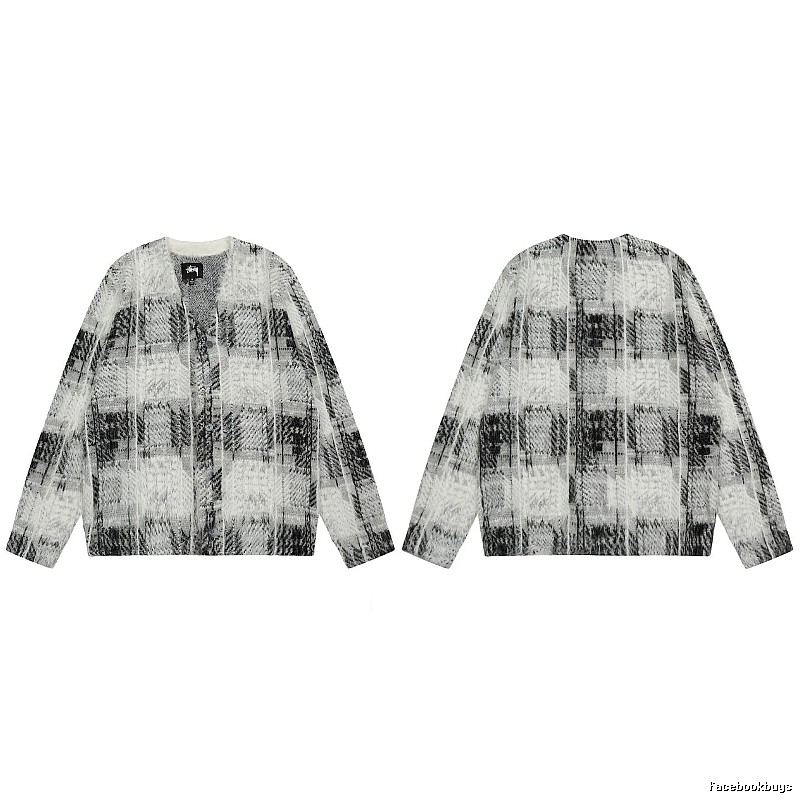 Stussy Gray Swirl Graphic SweatShirt Gift Ready