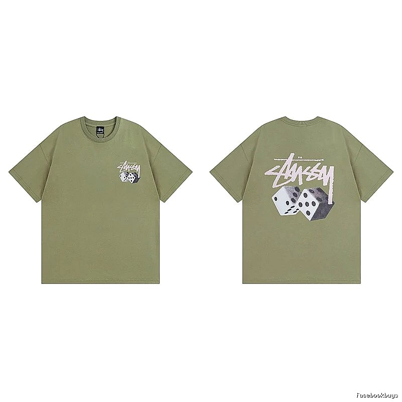 Stussy Green Spider Graphic T-Shirt Everyday Rotation Logo