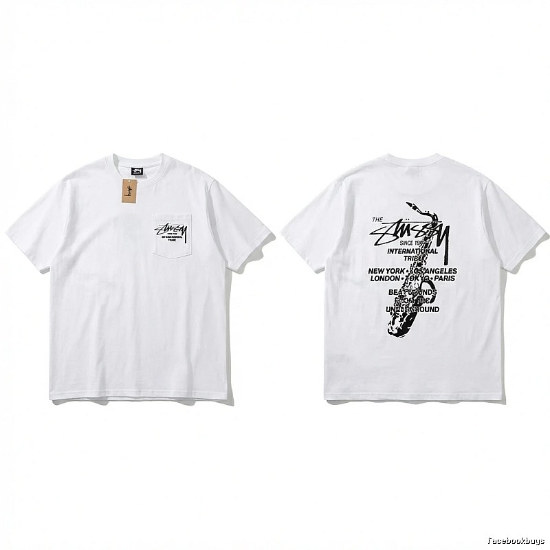 Stussy International Series Simple White T-shirt
