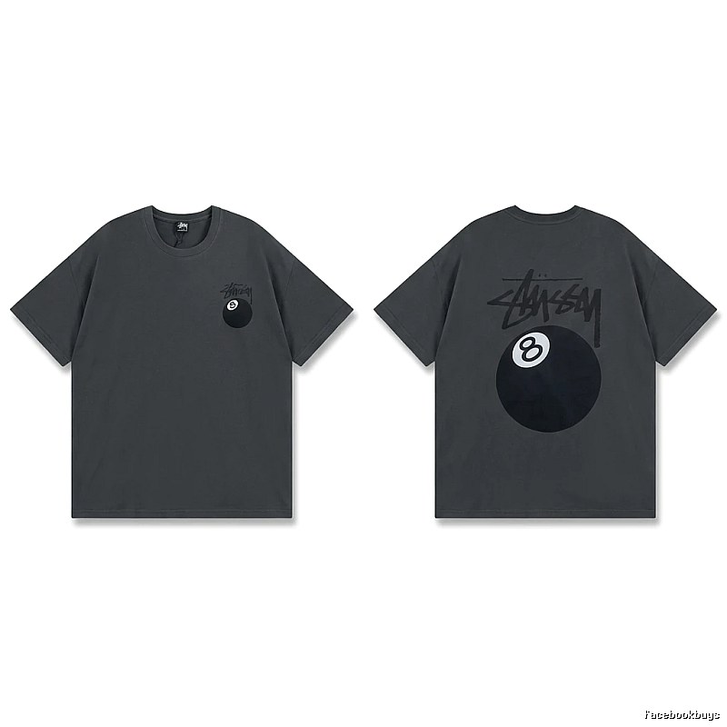 Stussy No.8 Retro Black T-shirt