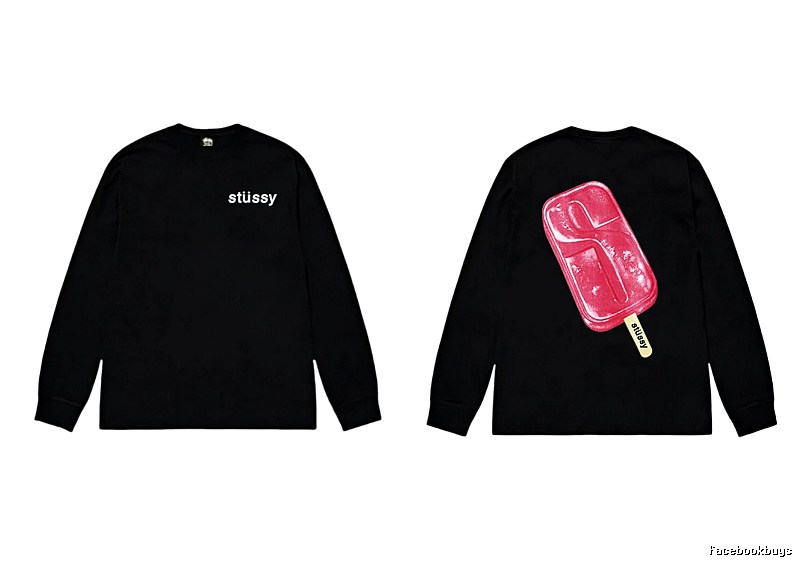 Stussy Popsicle Cool Black T-shirt