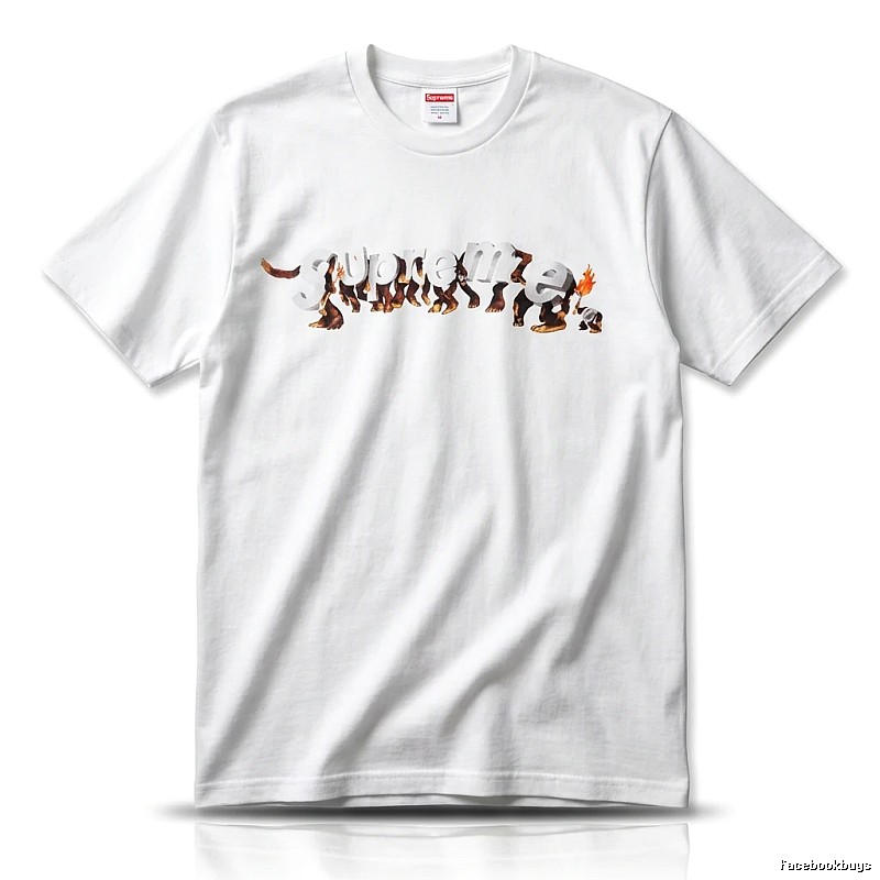 Supreme Animal Print White T-shirt