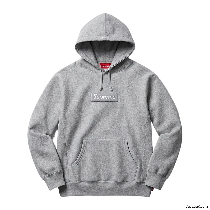 Supreme basic grey hoodie