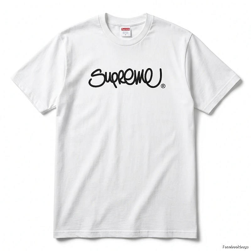 Supreme basic white T-shirt