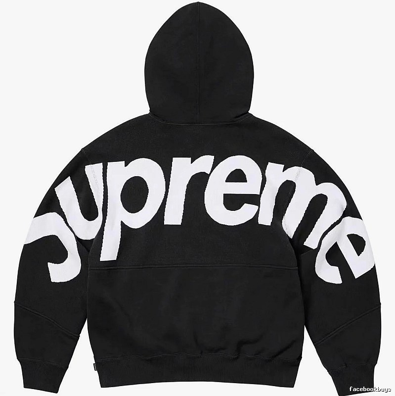 Supreme Casual Logo hoodie Gray Red Oversized for Streetwear Looks