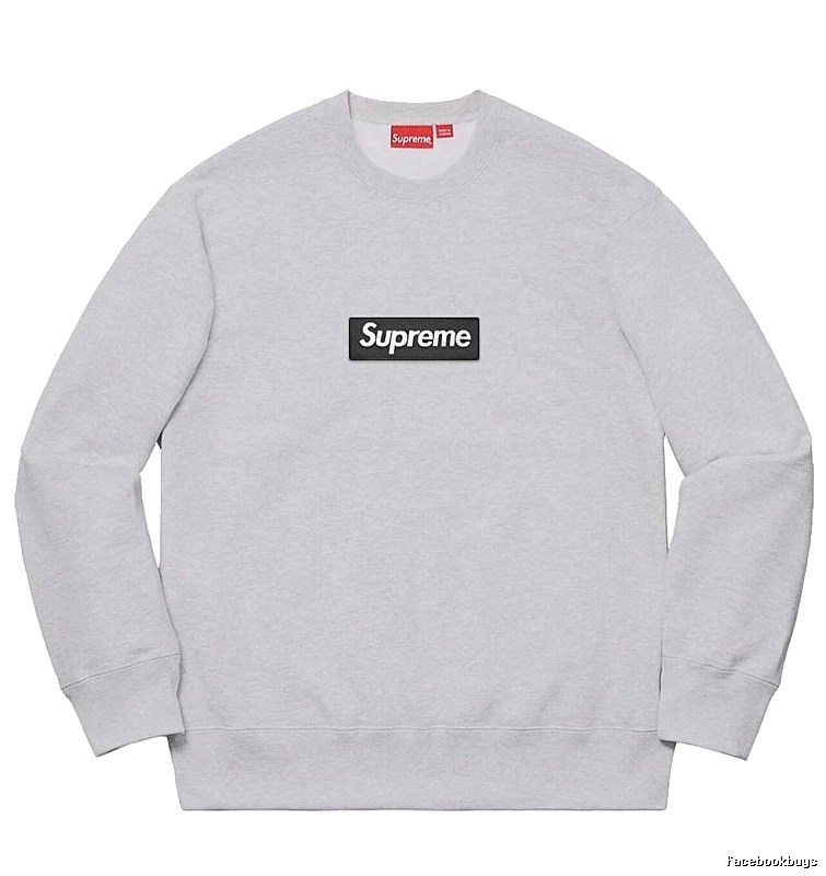 Supreme Classic Logo hoodie Gray Red Oversized with Travel-Friendly Style