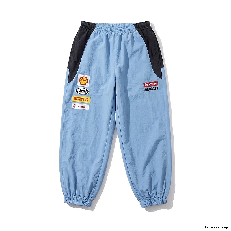 Supreme Ducati Co-branded Wind Blue Pants