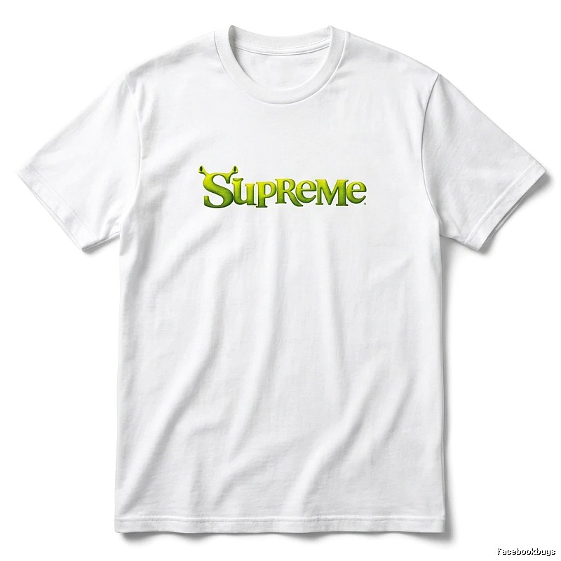 Supreme Fluorescent Green Trendy T-shirt