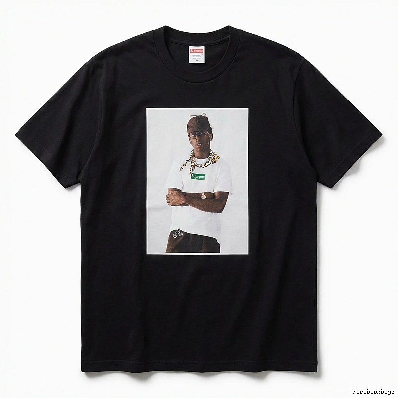 Supreme Portrait Style Black T-shirt