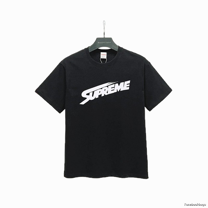 Supreme Printed Street-Style Black T-Shirt