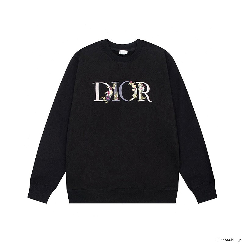 Sweatshirt by Dior with Black Sweatshirt with Dior Floral