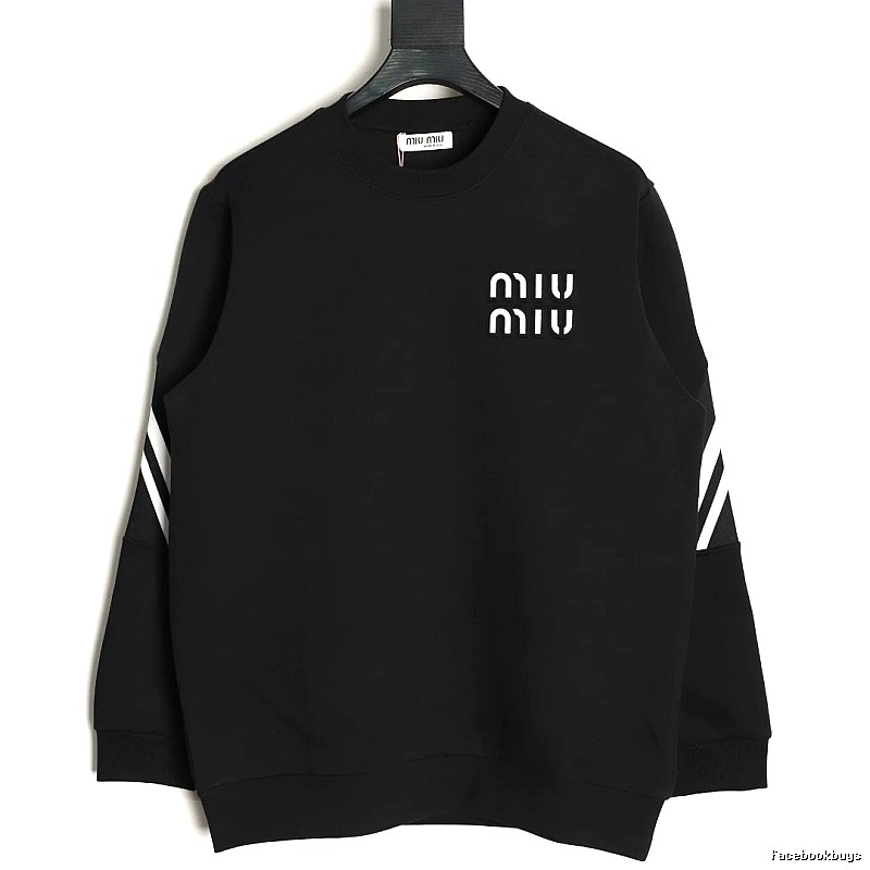 Sweatshirt by Miu Miu with Black Sweatshirt with White Miu