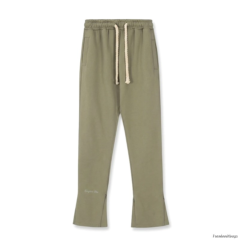 SynaWorld casual style olive green trousers